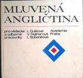 kniha Mluvená angličtina pro vědecké a odborné pracovníky, Academia 1981