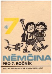 kniha Němčina pro 7. ročník základní devítileté školy, SPN 1975
