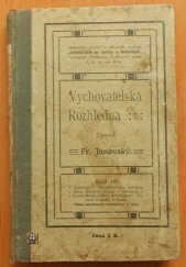 kniha Vychovatelská rozhledna, Dědictví sv. Cyrilla a Methoděje 1914