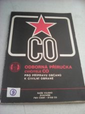 kniha Odborná příručka cvičitele CO pro přípravu občanů k civilní obraně, Naše vojsko 1975