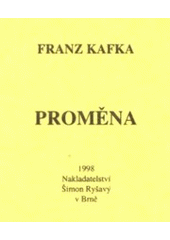 kniha Proměna, Šimon Ryšavý 1998