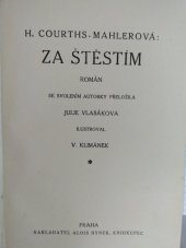 kniha Za štěstím román, Alois Hynek 1927