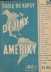 kniha Dějiny Ameriky, Josef Hokr 1947