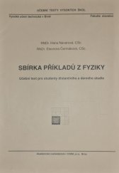 kniha Sbírka příkladů z fyziky učební text pro studenty distančního a denního studia, Cerm 1996