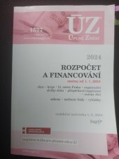 kniha Rozpočet a financování 2024, Sagit 2024