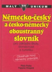 kniha Česko-německý a německo-český oboustranný slovník, Pluto 1998