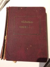 kniha Kuchařka "Jitřenky"  Vyzkoušené předpisy k úpravě pokrmů pro chudší a střední domácnosti, J. Staněk 1910