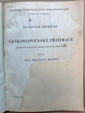 kniha Československé přijimače zapojovací plánky rozhlasových přístrojů, Elektrotechnický svaz československý 1947