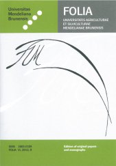 kniha Landscape structure and biodiversity of woody plants in the agricultural landscape, Mendelova univerzita v Brně 2013