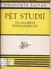 kniha Pět studií ve znamení Petra Bezruče, Krajské nakladatelství 1958
