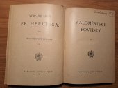 kniha Sebrané spisy Fr. Heritesa VIII. Maloměstské povídky III Zapadlé drama..., J. Otto 1910