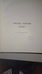 kniha Základy techniky ochran, Dohnálek Petr 1991