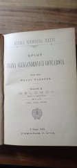 kniha Oblomov Díl I. a II. román ve čtyřech dílech., J. Otto 1902