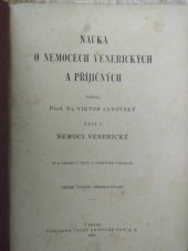 kniha Nauka o nemocech venerických a příjičných. Část 1, - Nemoci venerické, Česká grafická Unie 1922