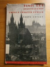 kniha Tisíc let stavitelského umění v českých zemích, Václav Petr 1946