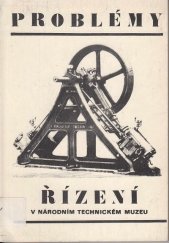 kniha Problémy řízení v Národním technickém muzeu, Národní technické muzeum 1973