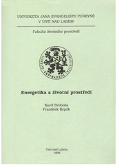 kniha Energetika a životní prostředí, Univerzita Jana Evangelisty Purkyně 1998