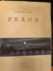 kniha Praha Výbor veršů z let 1929-1947, Nakladatelství československých výtvarných umělců 1958