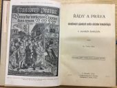 kniha Řády a práva starodávných pijanských cechů a družstev kratochvilných v zemích českých, O. Pyšvejc 1910