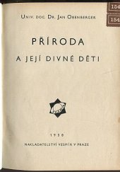 kniha Příroda a její divné děti, Vesmír 1938