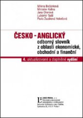 kniha Česko-anglický odborný slovník z oblasti ekonomické, obchodní a finanční, Linde 2008