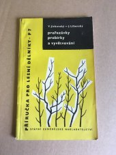kniha Prořezávky, probírky a vyvětvování, SZN 1960