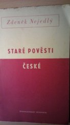 kniha Staré pověsti české jako historický pramen, Československý spisovatel 1953