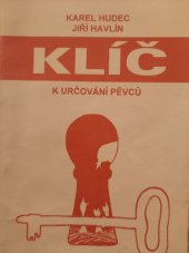 kniha Klíč k určování pěvců, EkoCentrum 1995