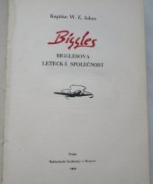 kniha Biggles Bigglesova letecká společnost, Toužimský & Moravec 1939