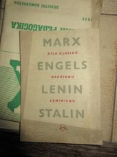 kniha Marx - Engels - Lenin - Stalin Díla klasiků marxismu-leninismu : [Prospekt], Svoboda 1951