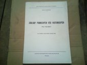 kniha Základy pomocných věd historických pro historiky, SPN 1974