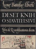 kniha Deset knih o stavitelství = Libri De re aedificatoria decem, Státní nakladatelství krásné literatury, hudby a umění 1956