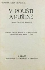 kniha V poušti a pustině dobrodružný román, E. Beaufort 1912