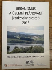 kniha Urbanismus a územní plánování venkovský prostor, Powerprint Praha 2016