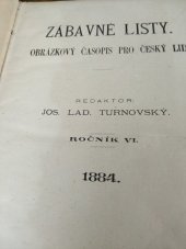 kniha Zábavné listy Obrázkový časopis pro český lid, Alois Hynek 1884