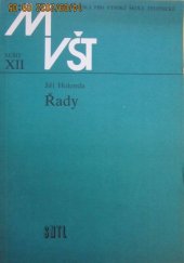 kniha Řady celost. vysokošk. příručka pro skupinu techn. stud. oborů, SNTL 1990