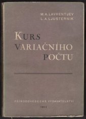 kniha Kurs variačního počtu, Přírodovědecké vydavatelství 1952