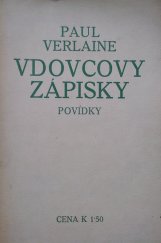 kniha Vdovcovy zápisky povídky, Kamilla Neumannová 1912