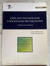 kniha Základy psychologie a sociologie pro ekonomy (vybrané kapitoly), Vysoká škola ekonomie a managementu 2009