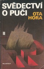 kniha Svědectví o puči 2. z bojů proti komunizaci Československa., Melantrich 1991