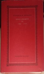 kniha Stati a projevy. 6. [díl], - 1922-1929, Odeon 1976