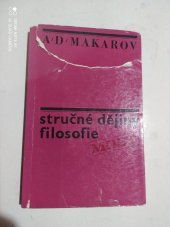 kniha Stručné dějiny filosofie, Mladá fronta 1972