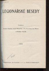 kniha Legionářské besedy kompletní ročník 1926, Za svobodu 1926