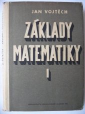 kniha Základy matematiky I, Československá akademie věd 1953