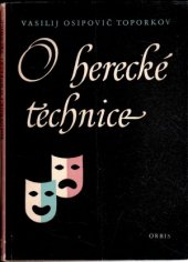 kniha O herecké technice, Orbis 1957