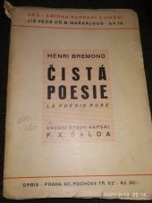 kniha Čistá poesie = (La poésie pure), Orbis 1935