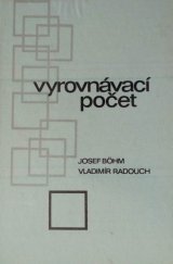 kniha Vyrovnávací počet Vysokošk. učebnice, Kartografie 1978