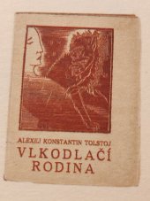 kniha Vlkodlačí rodina, Josef Hladký 1920
