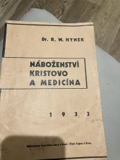 kniha Náboženství Kristovo a medicina, Typos 1933