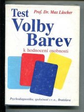 kniha Test volby barev k hodnocení osobnosti, Psychodiagnostika 1991